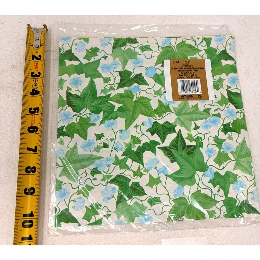 Lot of Vintage New Gift Wrap Tissue Paper Packs Hallmark  Artfaire Mixed